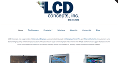 Desktop Screenshot of lcdconcepts.com