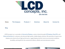 Tablet Screenshot of lcdconcepts.com